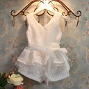 Girls White Dress Set