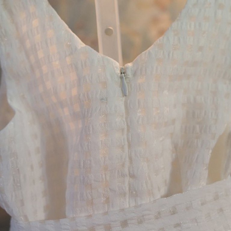 Girls White Dress Set