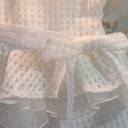 Girls White Dress Set