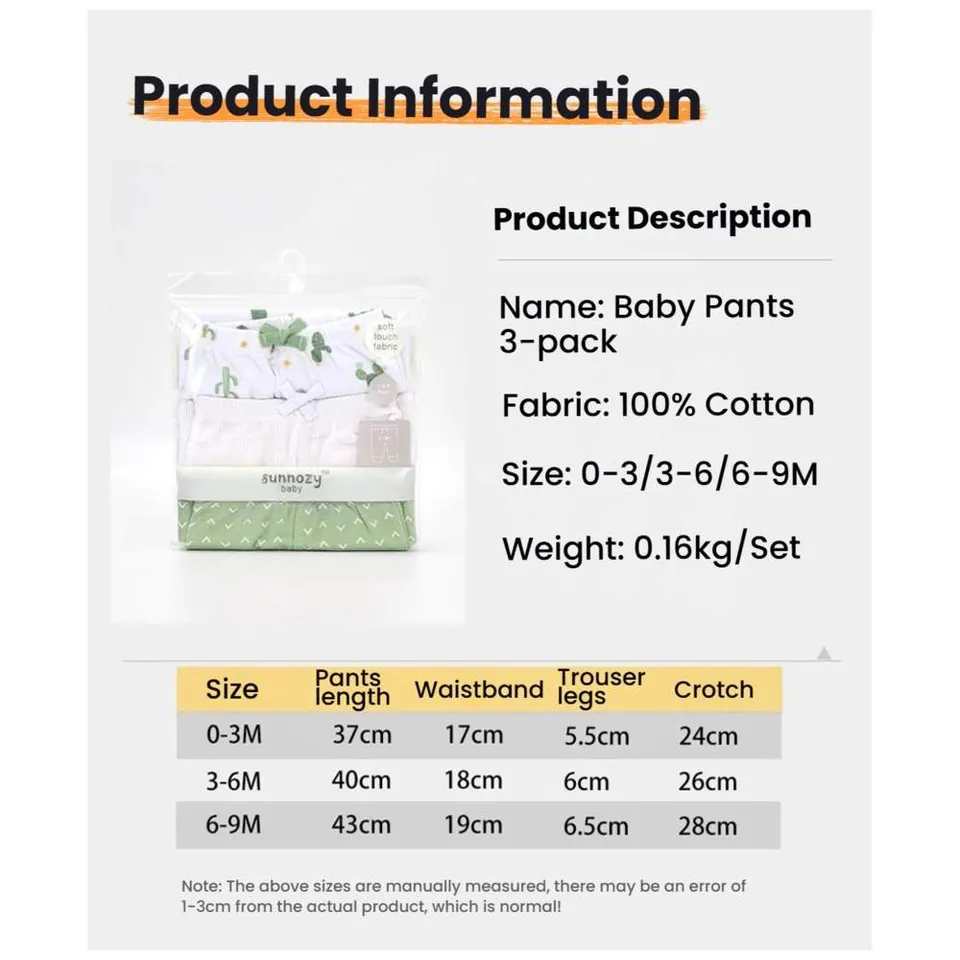 Sunnozy 3Pcs Joggers set