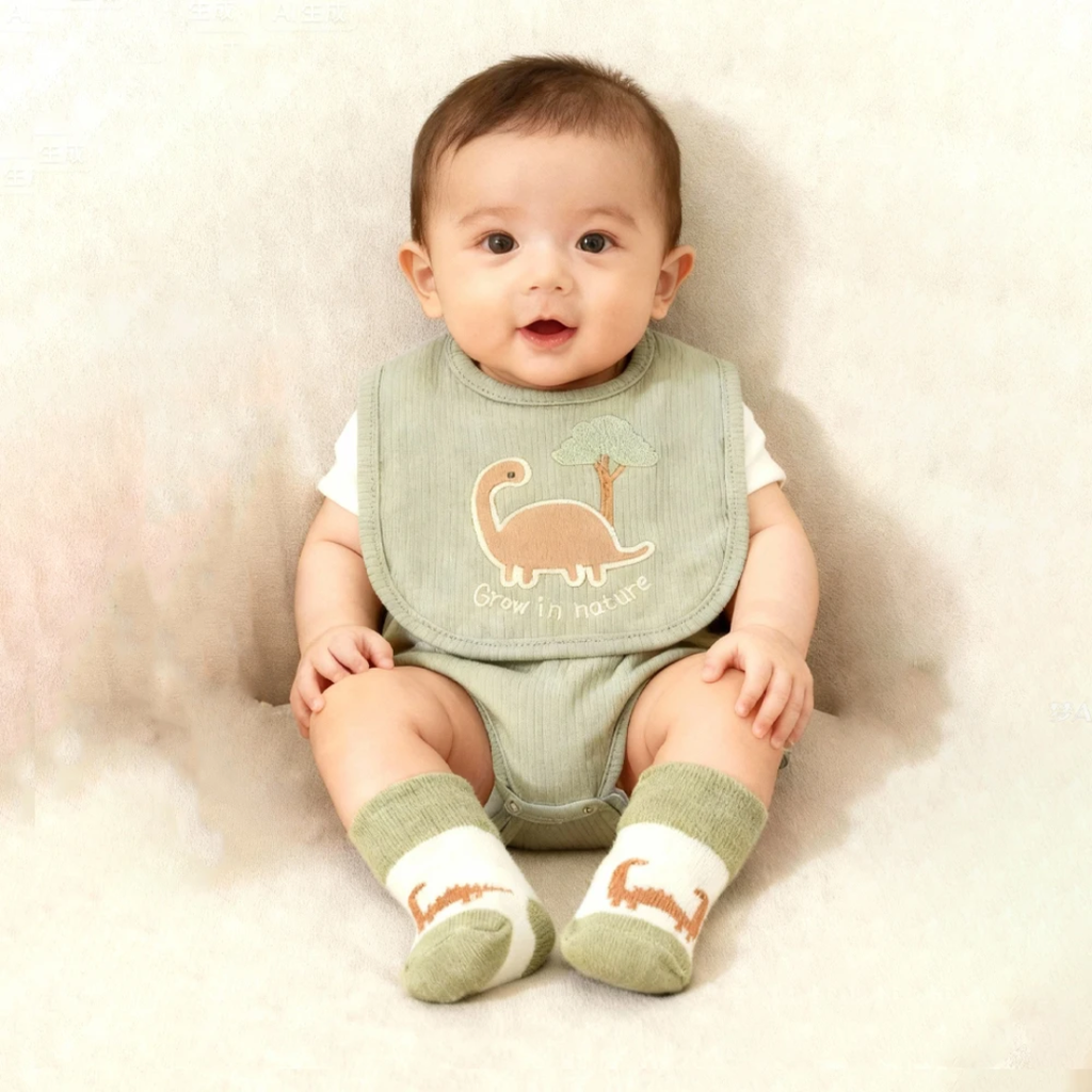 Sunnozy Soft Bibs/Socks 