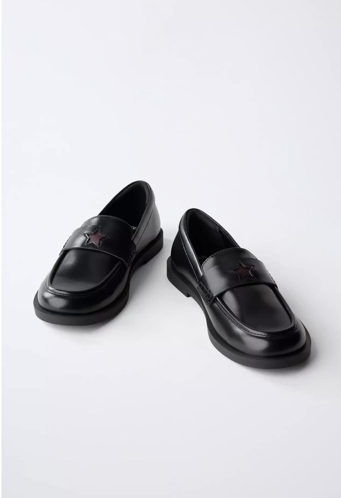 Zara Black Star Loafer
