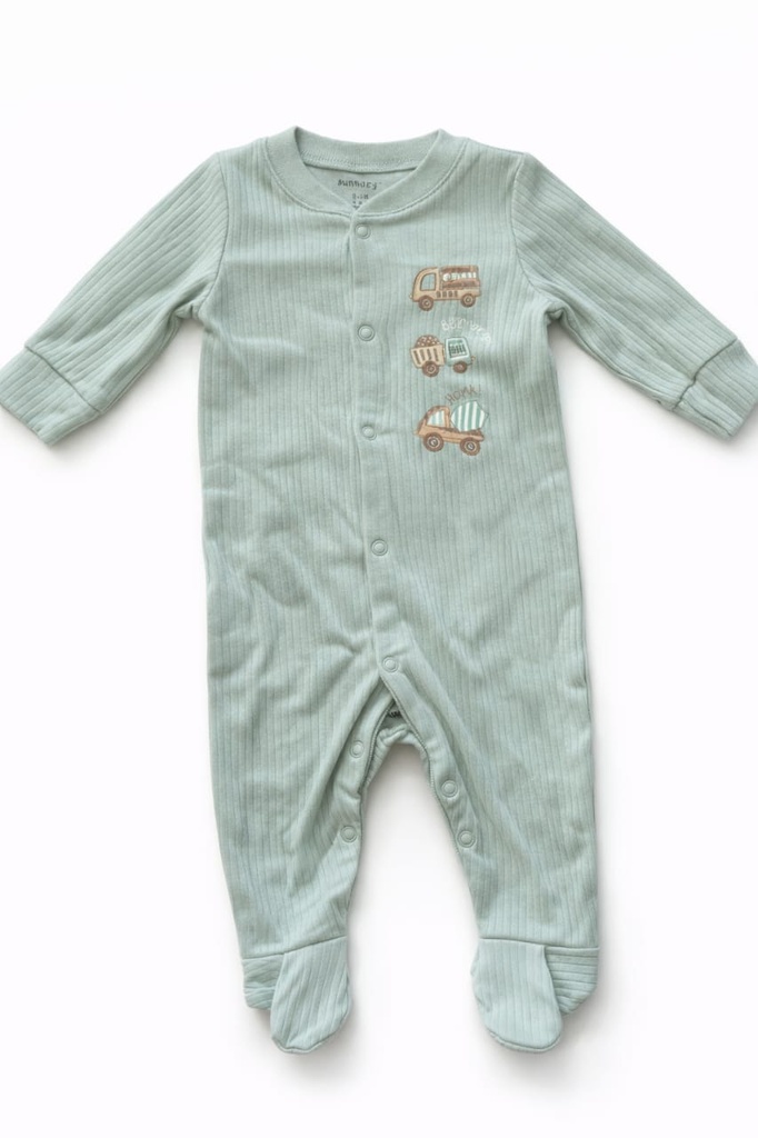 Sunnozy 3pcs Set Sleepsuit 
