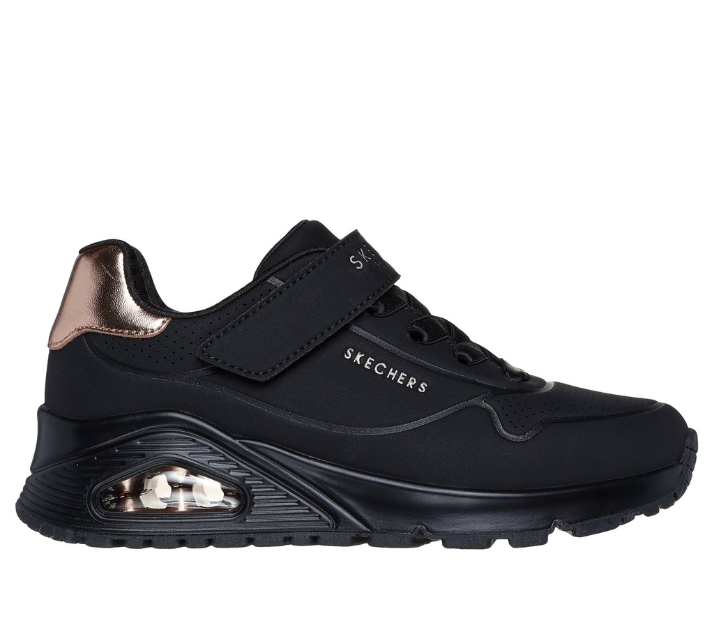Skechers Kid's Girl's   Uno Gen 1 Sneakers (Black & Gold)
