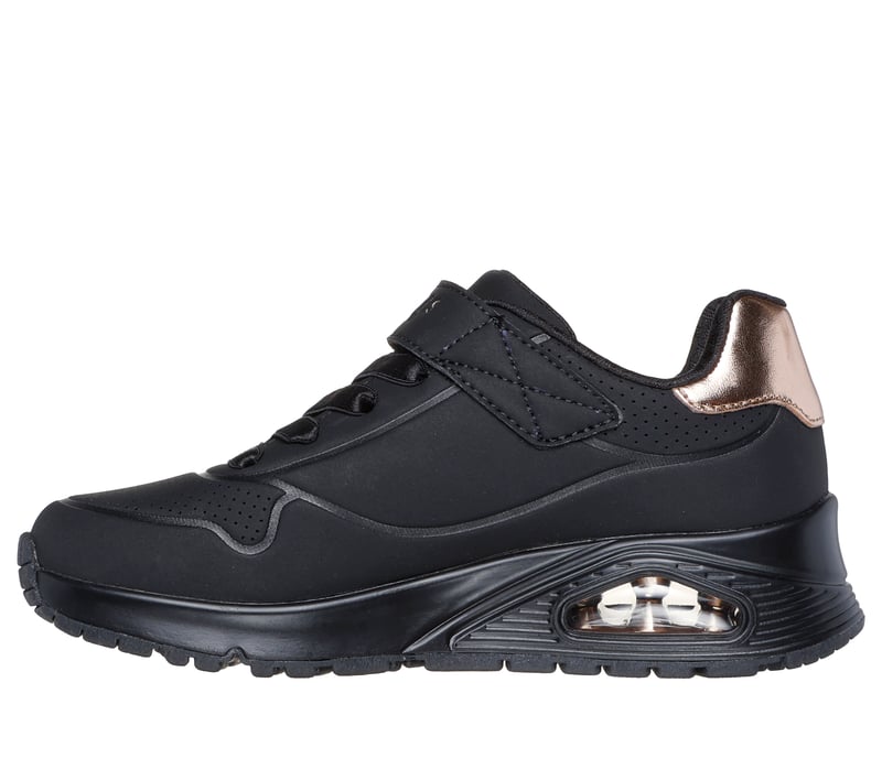 Skechers Kid's Girl's   Uno Gen 1 Sneakers (Black & Gold)