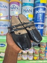 Primark Girls Black Glitter Ballet Shoe 