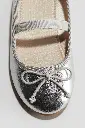H&M Girl's Silver Ballet Shoe
