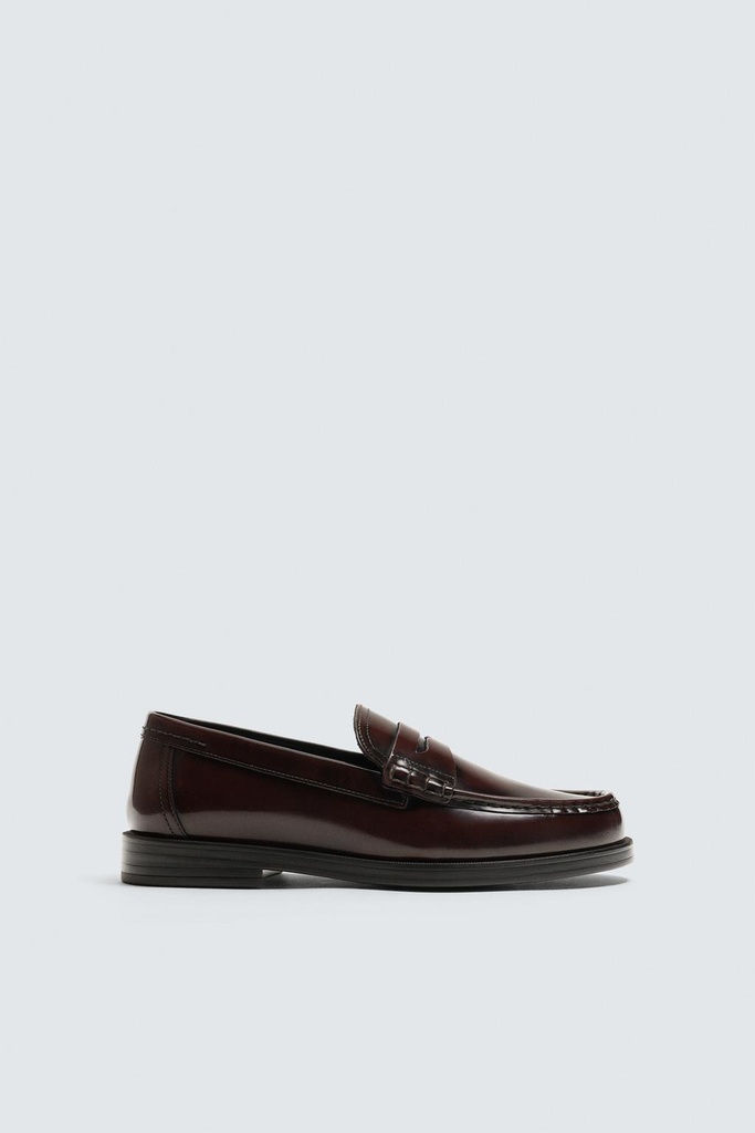 Zara Brown Loafer Shoe 