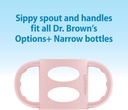 Dr Brown Narrow Sippy Bottle With Silicone Handles 
