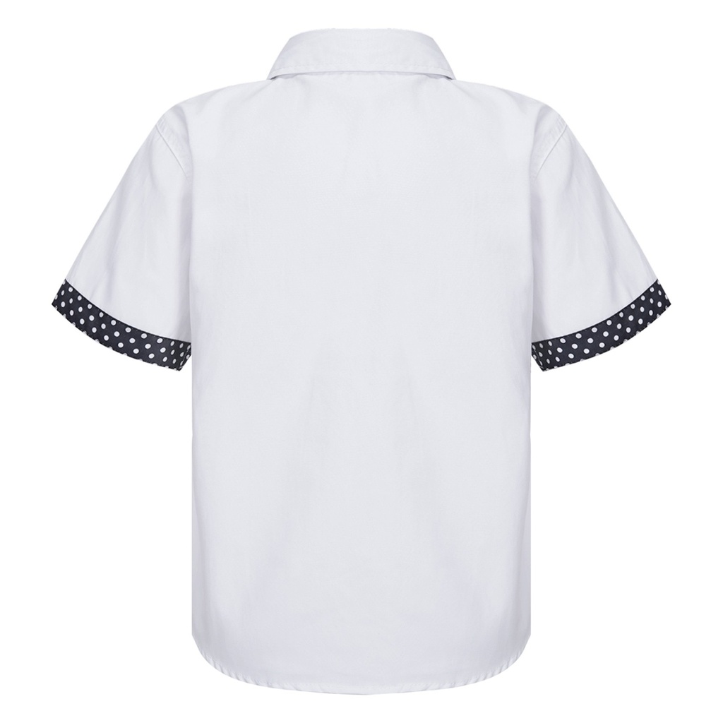 TiaoBug Boys Short Sleeve Button Down Shirt