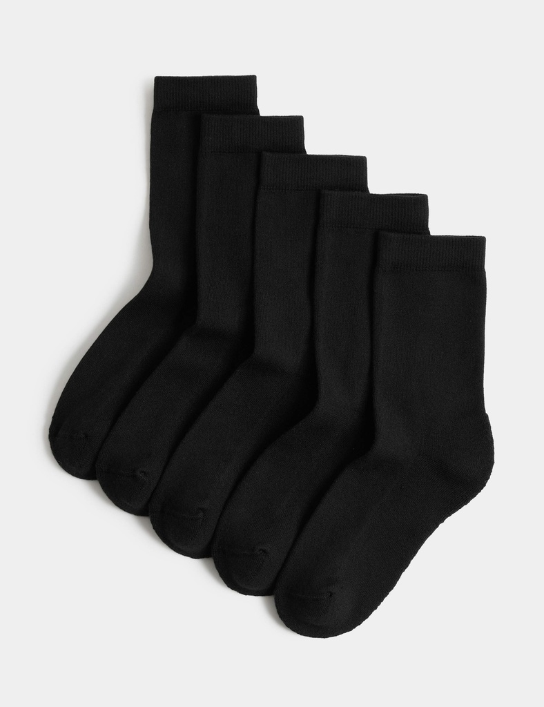 Primark 5pcs Set Black Socks 