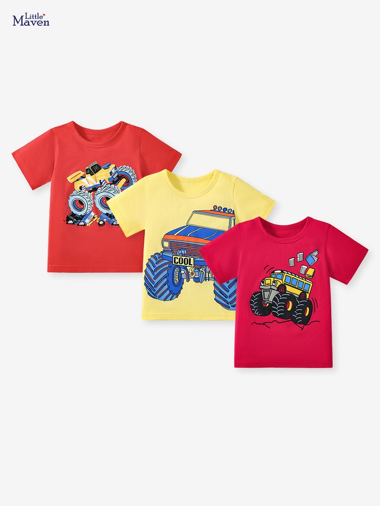 Little Maven 3pcs Tshirts