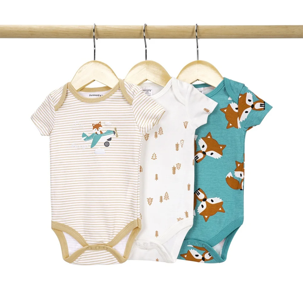 Sunnozy 3pcs Boys Bodysuit 