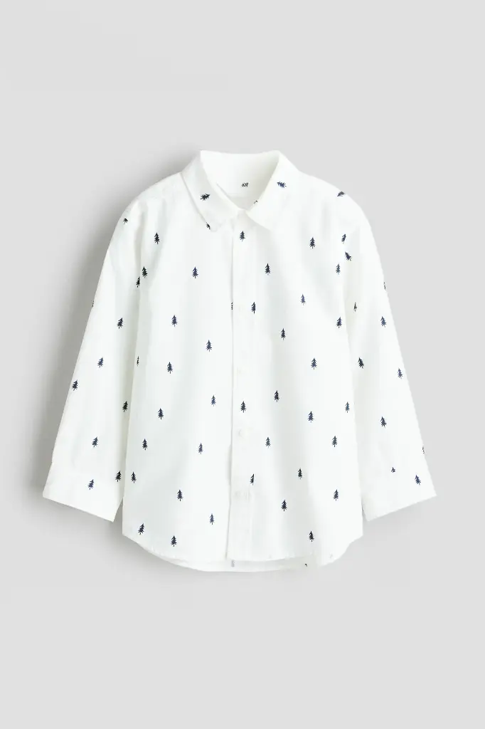 H&M Long Sleeve White Shirt