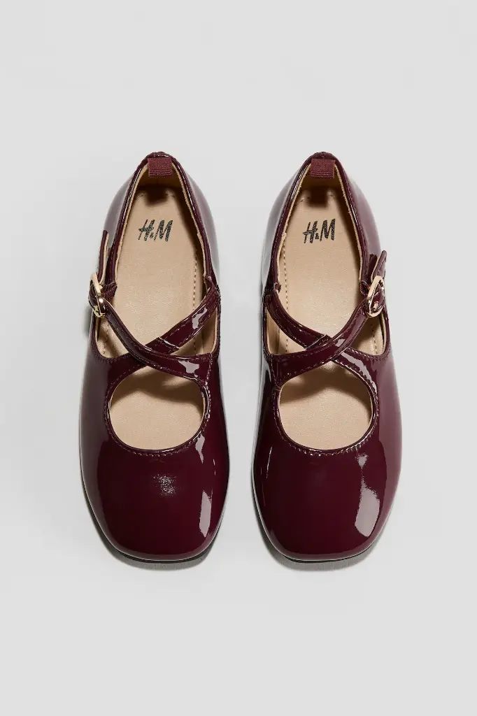 H&M Wine Ballerina Shoe (EU-27)