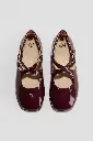 H&M Wine Ballerina Shoe (EU-27)