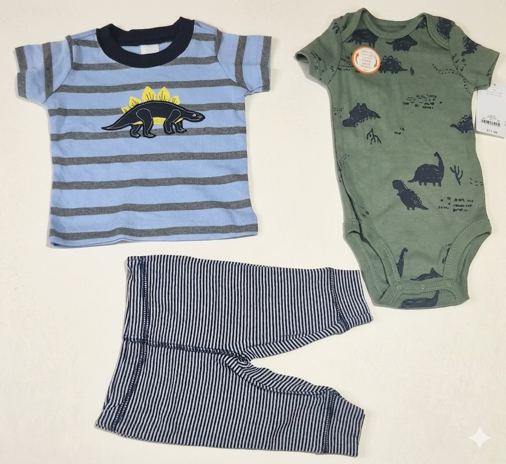 Carter's 3pcs Set Boys (3m)