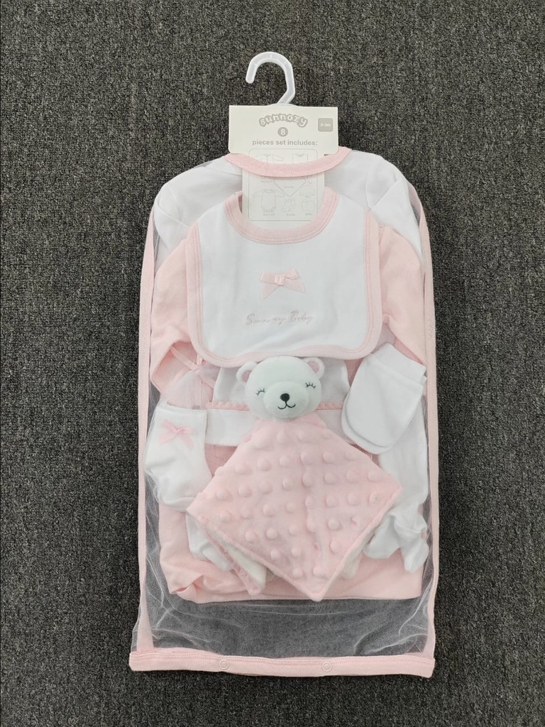 Sunnozy 8pcs Set Sleepsuit Girls 