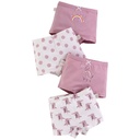 Girls Multi-Colored Under Shorts 4pcs Set