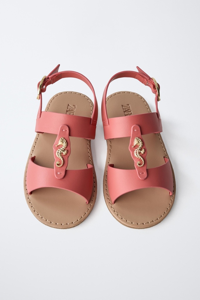 Zara Pink Seahorse Sandals