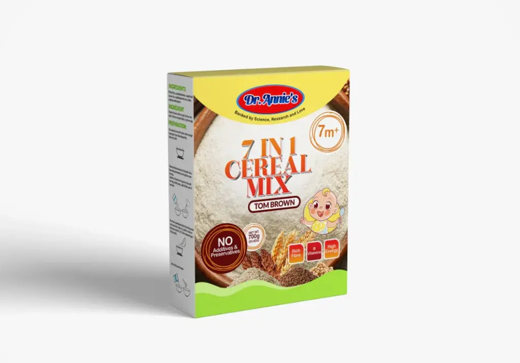 Dr Annies 7 in 1 Cereal  Mix super Grow and Gain 500g