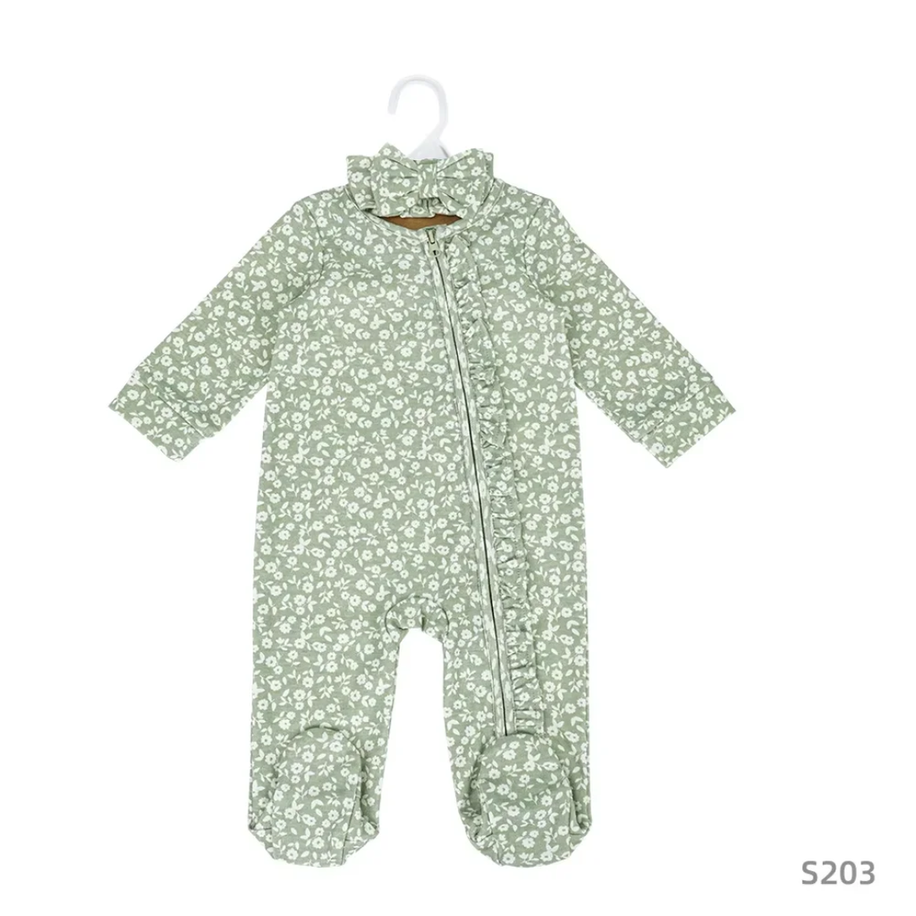 Sunnozy Styled With Headband Sleep Suit (0-3m)
