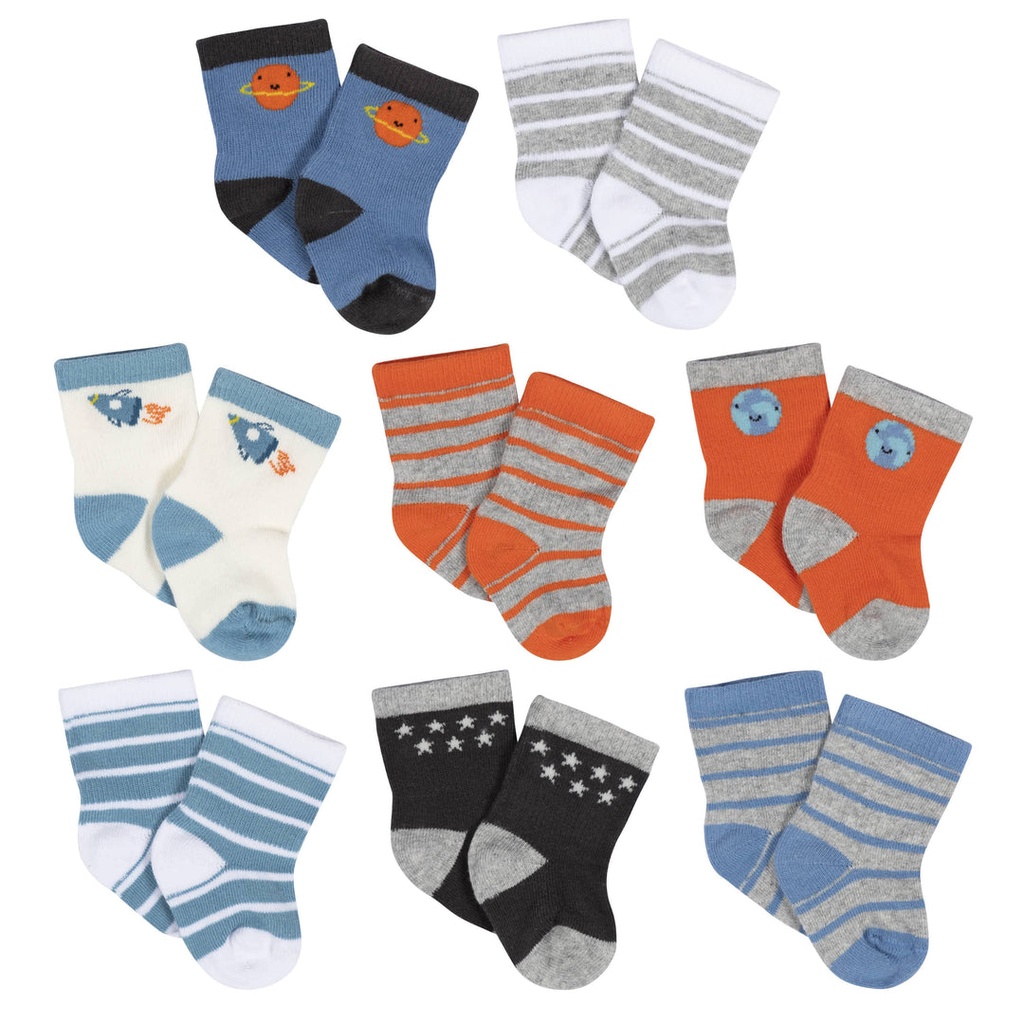 Gerber 8pcs Set Baby's Socks 