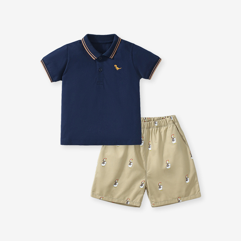 Boys 2 Pcs  Little Maven Golf set Outfit