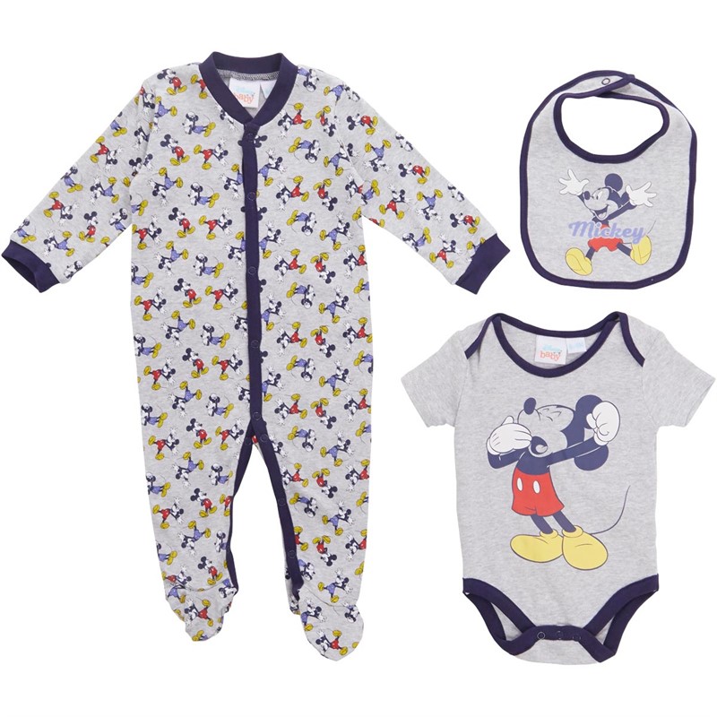 Disney Mickey/Minnie Mouse Sleepsuit Set