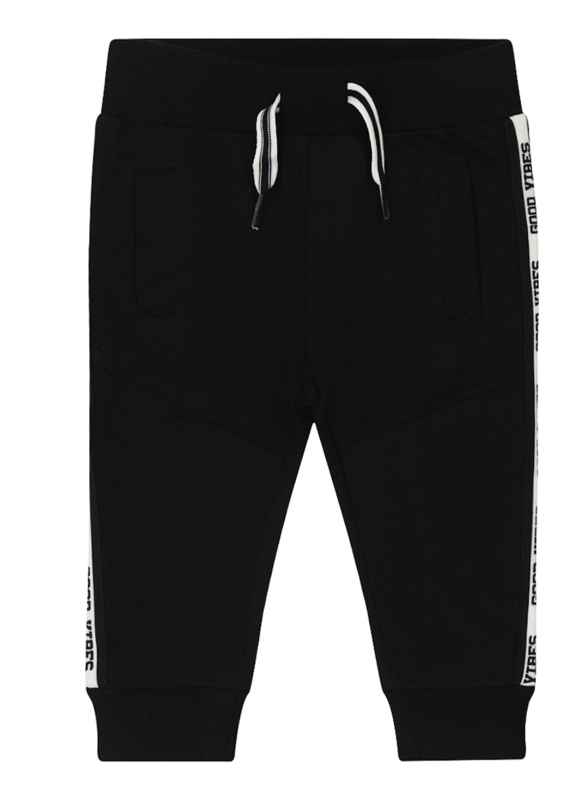 Dirkje Boys’ Trouser Anthracite Cargo With Good vibes