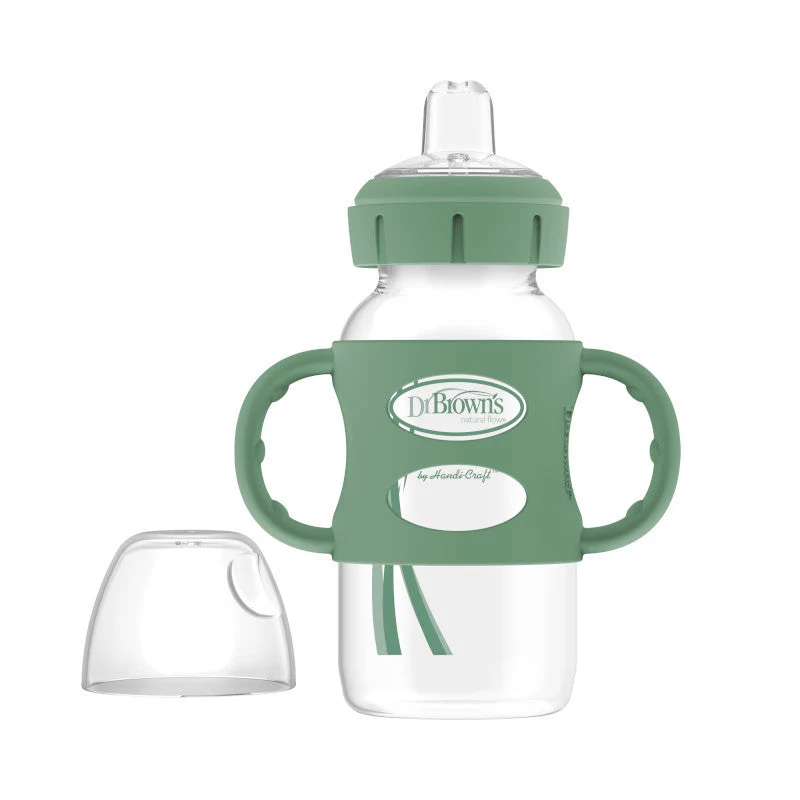 Dr Brown Sippy Bottle with silicon handle