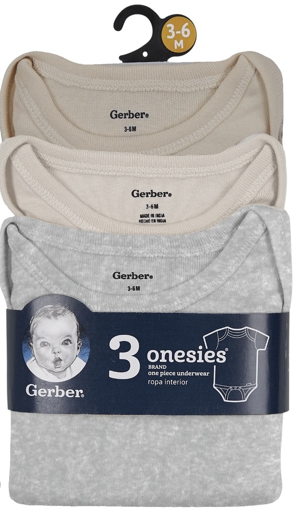 Gerber Short Sleeve Onsies 3pcs Set 