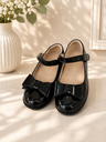 Girls Black School Shoes