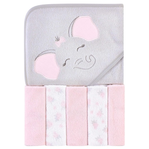 Hudson Baby Hooded Towel And Wash Cloth