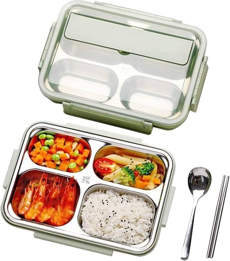 Large 4 Section Stainless Steel Bowl