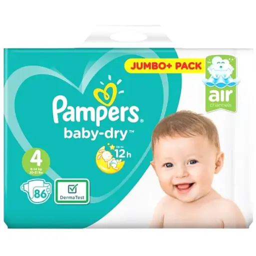 Pampers Baby Dry  86Pcs Size  4 
