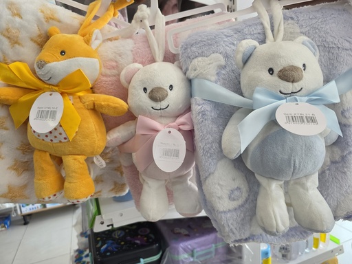 Baby blankets with security 