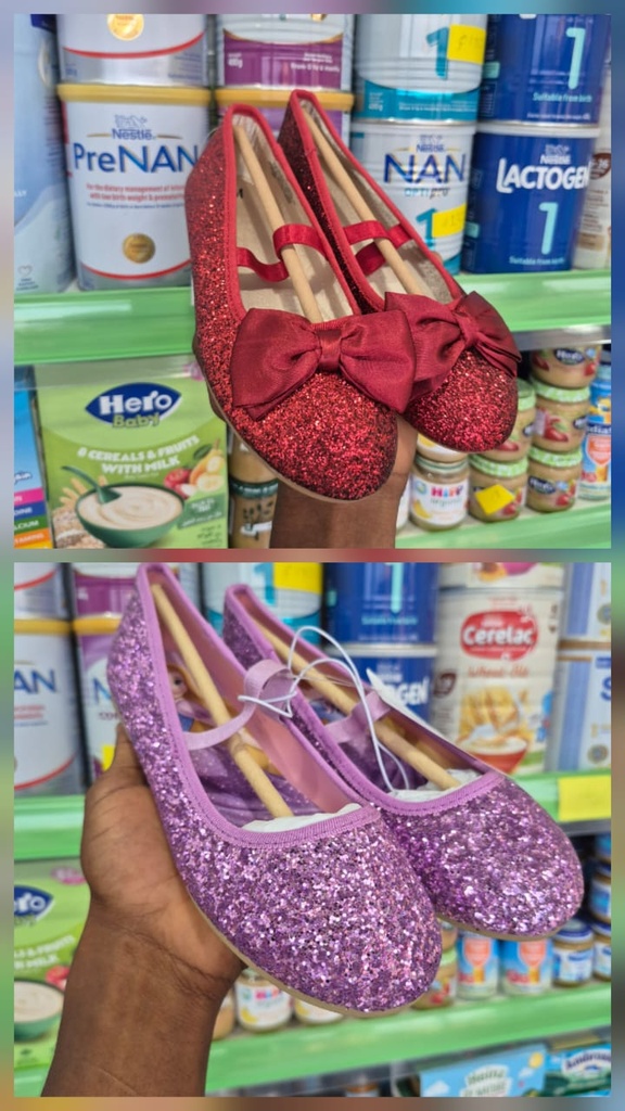 H&amp;M Girls Glitter Shoes | Mena Babies