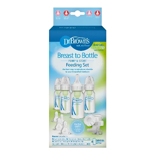 Dr browns Breast to Bottle  Pump and Store Feeding Set