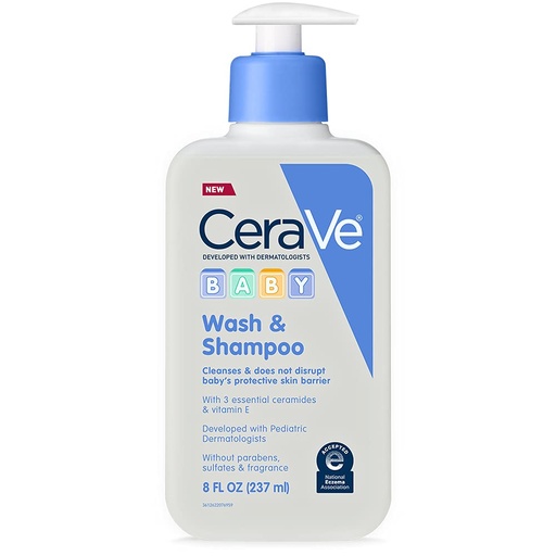 Cerave Wash & Shampoo 473ml