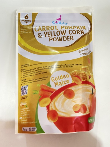 [MB-1580] Salbix Carrot, Pumpkin & Yellow Corn Powder 