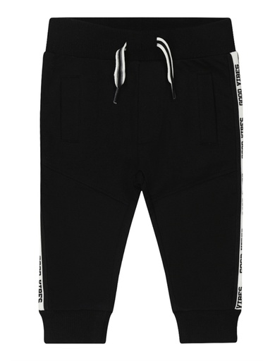 Dirkje Boys’ Trouser Anthracite Cargo With Good vibes