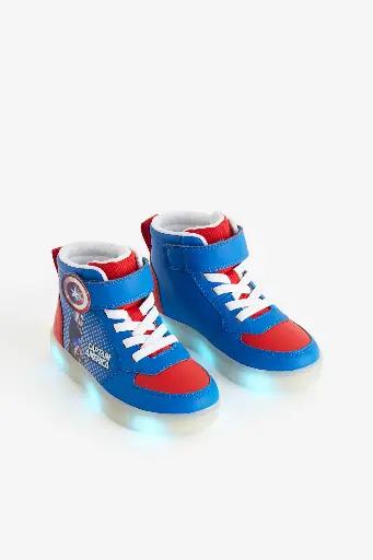 H&M Captain America High Top Sneaker (UK 9/EU-26)