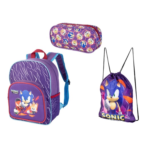 [MB-1689] Sonic Toddler Backpack Set 