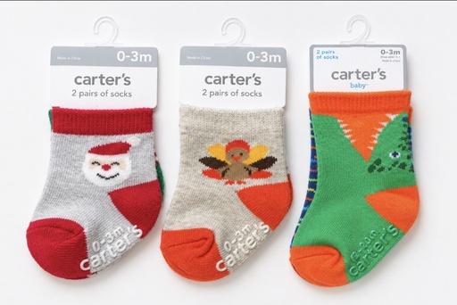 Carter's 2 Pairs Of Socks (0-3m)