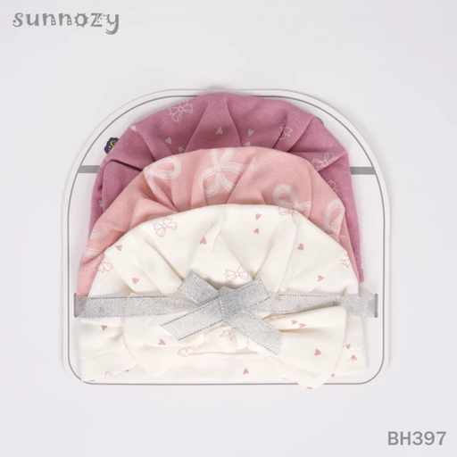Sunnozy Baby Girls 3pcs Set Hat 