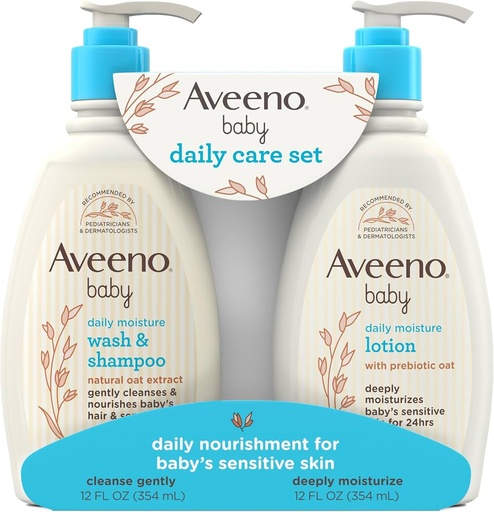 Aveeno Baby Daily Care Set 12FL Oz (354ml)