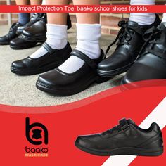 Baako Leather School Shoes