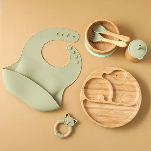 Bamboo wooden dinner set