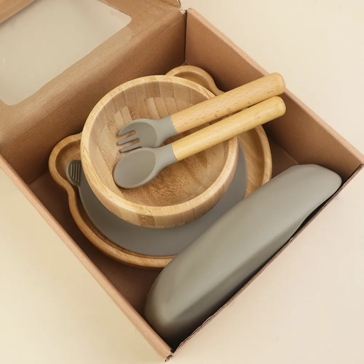 Bamboo wooden dinner set